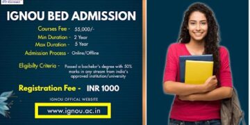 IGNOU BEd Admission