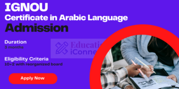 IGNOU Certificate in Arabic Language Admission