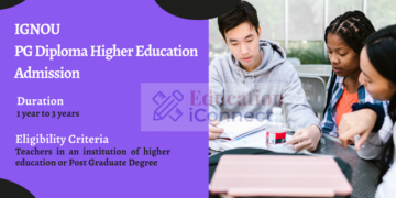 IGNOU PG Diploma Higher Education Admission
