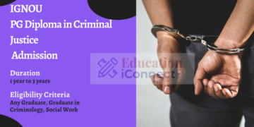 IGNOU PG Diploma in Criminal Justice Admission