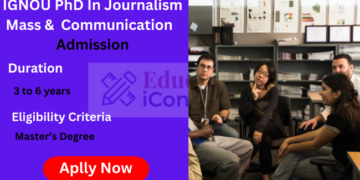 IGNOU PhD In Journalism Mass & Communication Admission